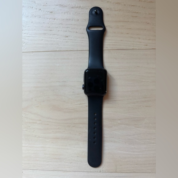Apple Smartwatch in Black locked
